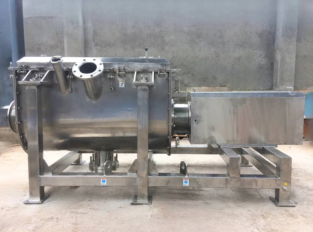 Powerful ribbon blender machine for mixing bulk powders