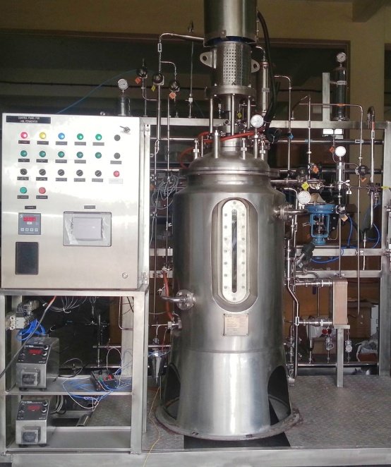 Automated biotech processing equipment with precision control panel