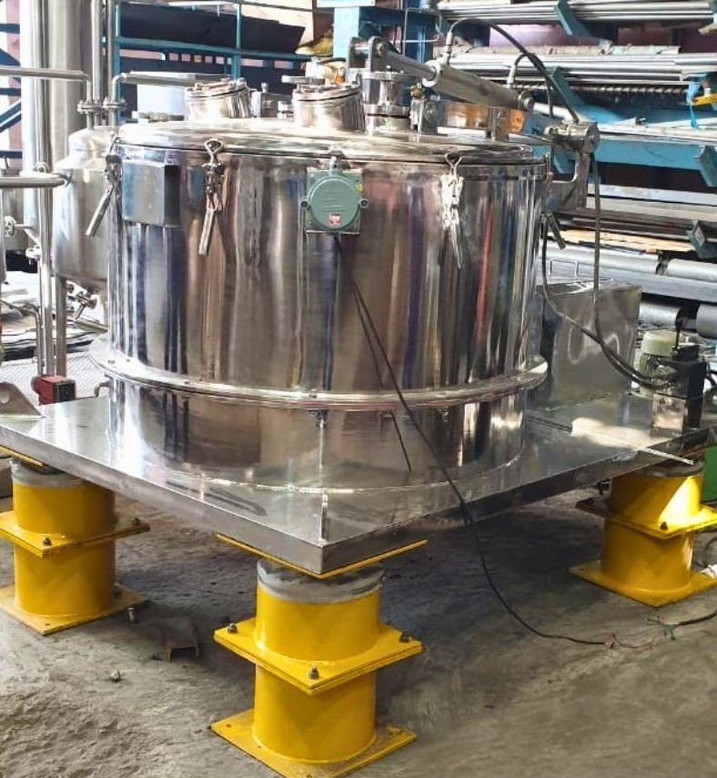 Industrial centrifuge machine used in pharma industry for efficient solid liquid separation