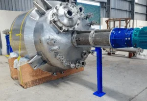 Stainless steel cryogenic reactor from Padmatech, ideal for chemical, pharma, and biotech industries